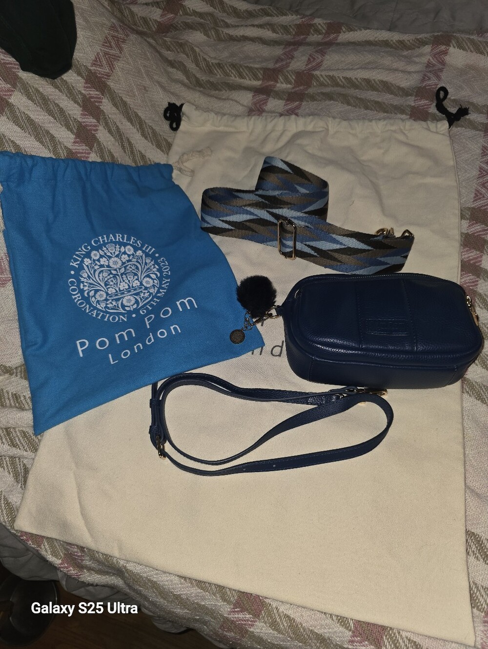 LIMITED EDITION Pom Pom London King Charles Coronation Bag - Picture 5 of 16